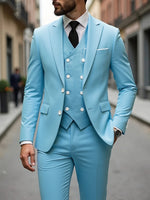 YND Men’s 3-Piece Slim Fit Formal Suit Set