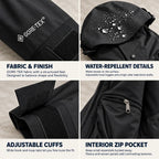 Men's 3-Piece Waterproof Outdoor Set – Hooded Jacket, Fleece Liner & Cargo Pants