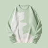 Baggy Cat Graphic Knit Sweater