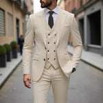 YND Men’s 3-Piece Slim Fit Formal Suit Set