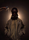 Water Reactive Cheetah Rain Jacket