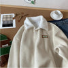 Corduroy Polo Collar Jacket – Vintage Casual Outerwear