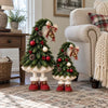 Christmas Porch Decor – Evergreen Gnome & Whimsical Elf Tree