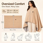 CEEZIK Cozy Wrap – Wearable Heated Blanket