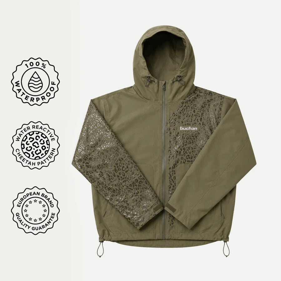 Cheetah jacket lifestyle detail