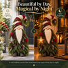 Christmas Porch Decor – Evergreen Gnome & Whimsical Elf Tree