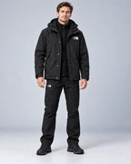 Men's 3-Piece Waterproof Outdoor Set – Hooded Jacket, Fleece Liner & Cargo Pants